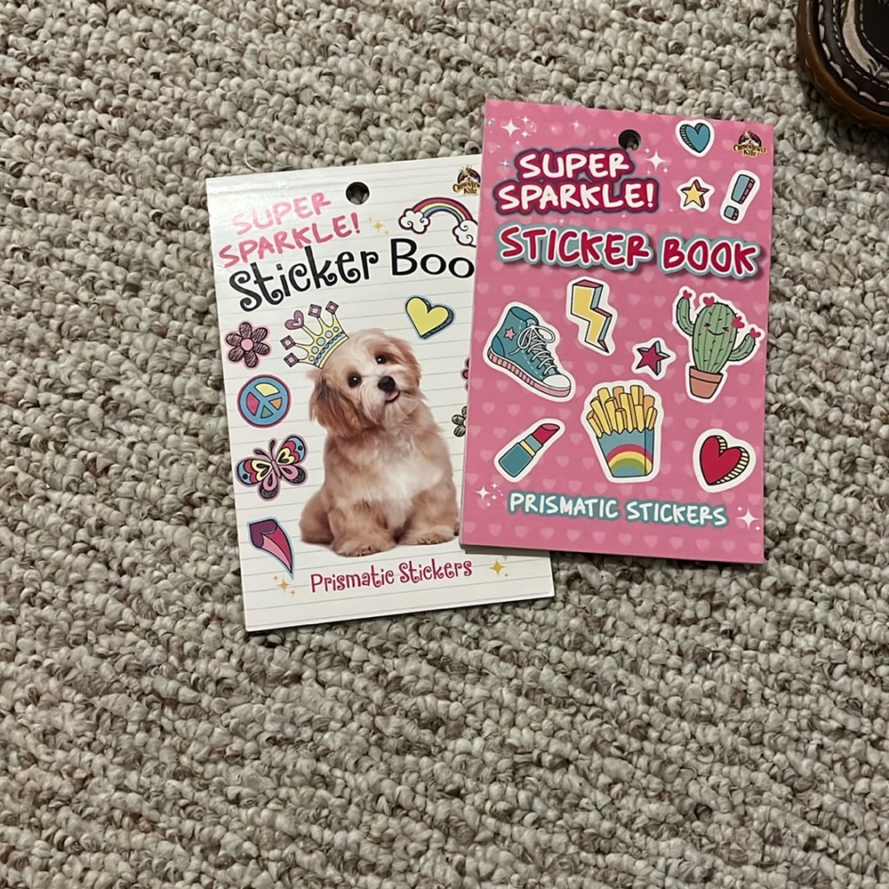 2 sticker books